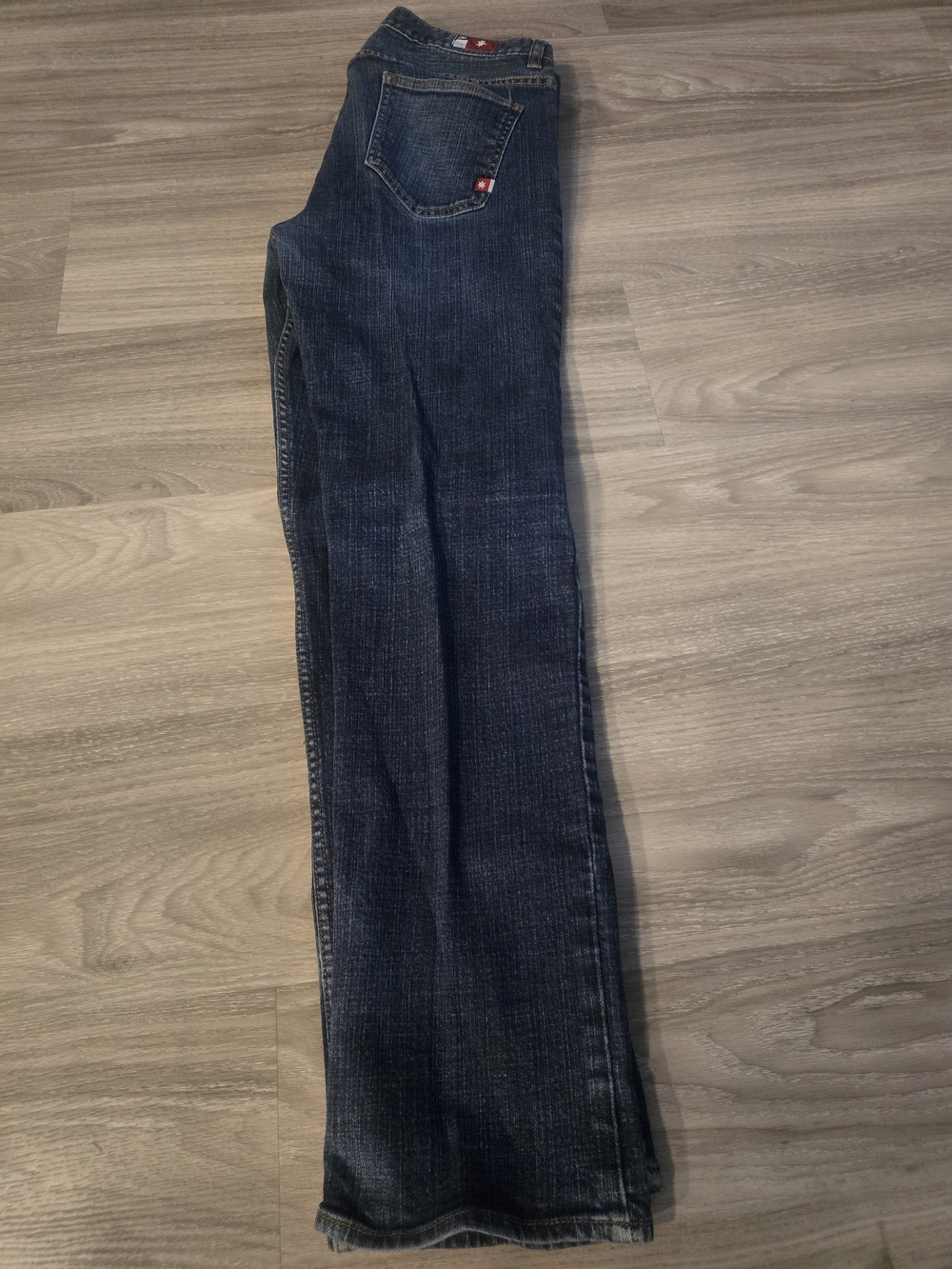 DC Men's Straight Jeans in Dark Blue Denim